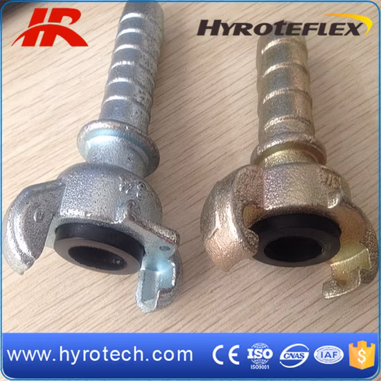Tipo con estremità femmina con accoppiamento ad artiglio per tubo dell'aria zincato